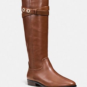 BRAND NEW Coach Leather Boots- Never Worn Size 7